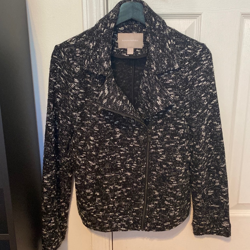 EEUC Banana Republic Knit Motorcycle Jacket